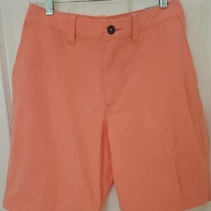 Magellan Outdoors Orange Flat Front Shorts